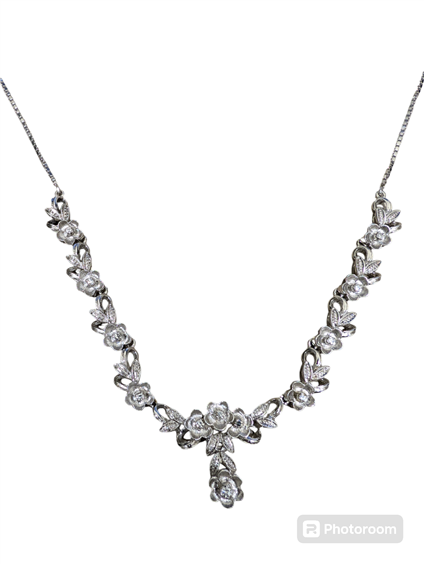 Collana Goldside Donna GOLDSIDE in Oro bianco Diamante 0.15 Ct CL.GS0004 - CL.GS0004